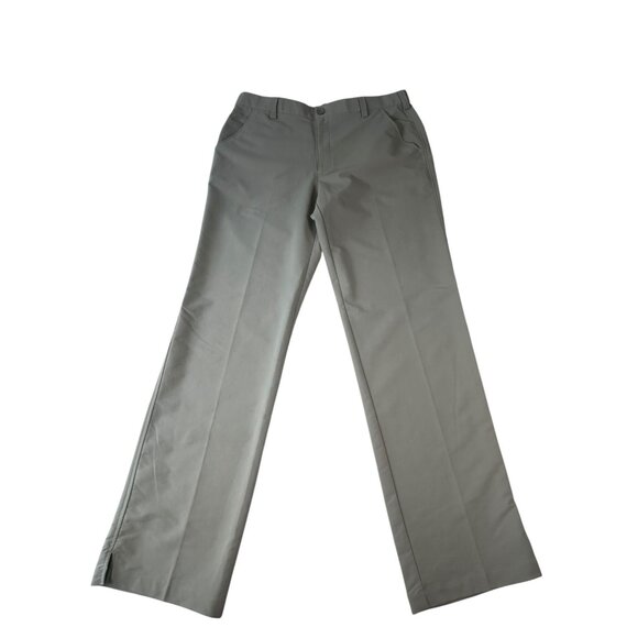 Under Armour Golf Pants Tan Beige Men's Sz 36x34 Performance Active Stretch - Picture 1 of 7